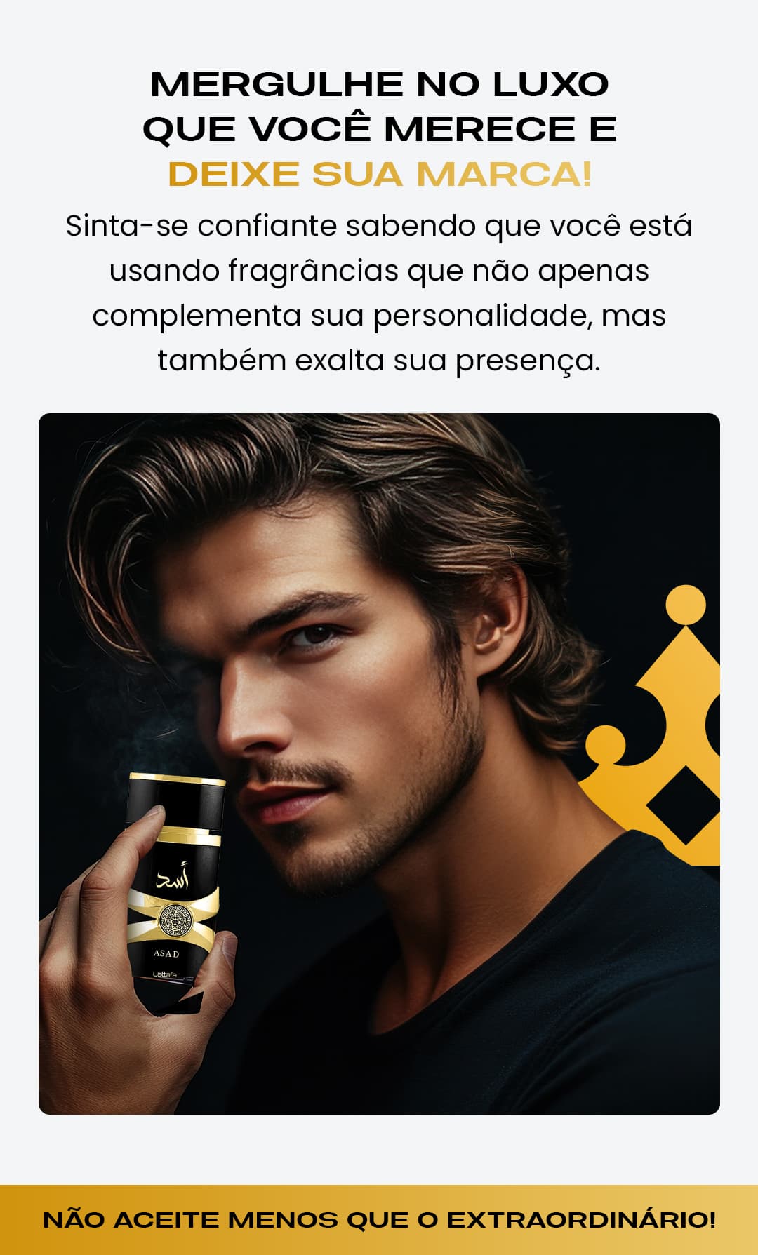 Lattafa Asad 100ml + 1 Perfume de Brinde (Somente Hoje!)